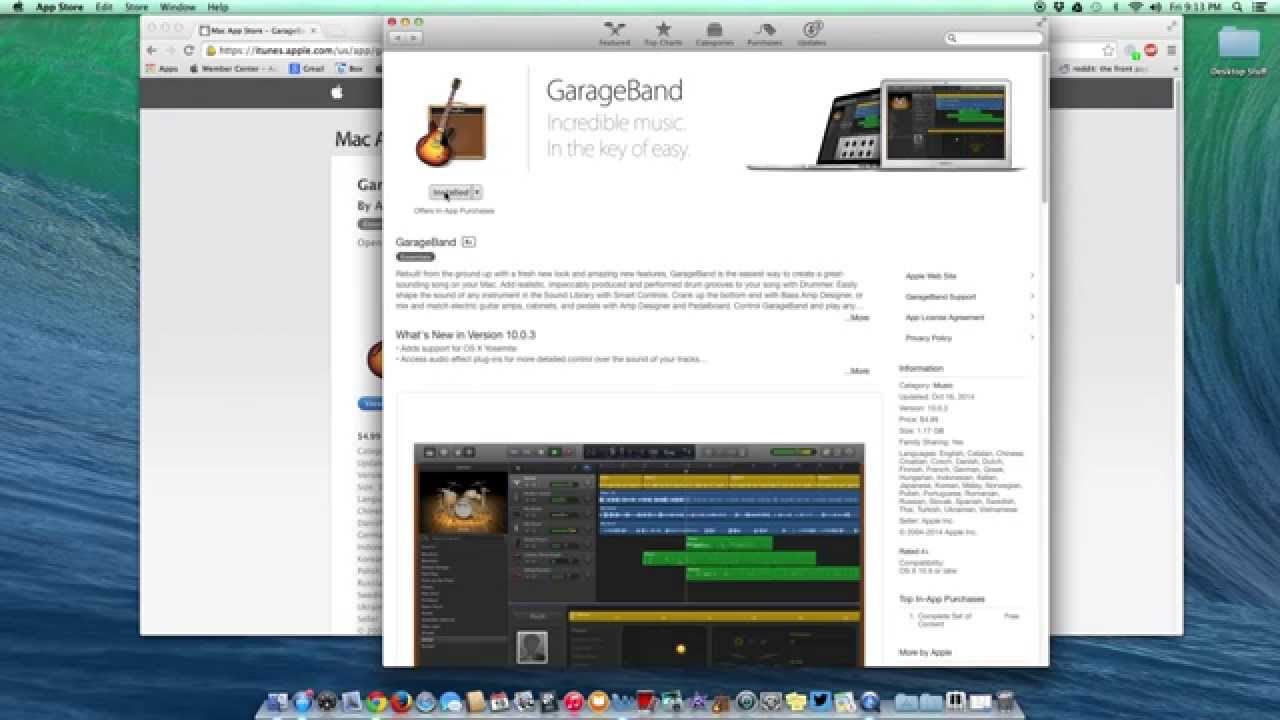 get garageband on mac for free