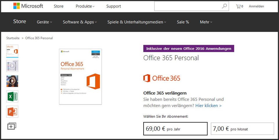 office 2016 personal for mac